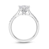 QRCS*40_00 Classics Diamond Engagement Semi-Mount Ring