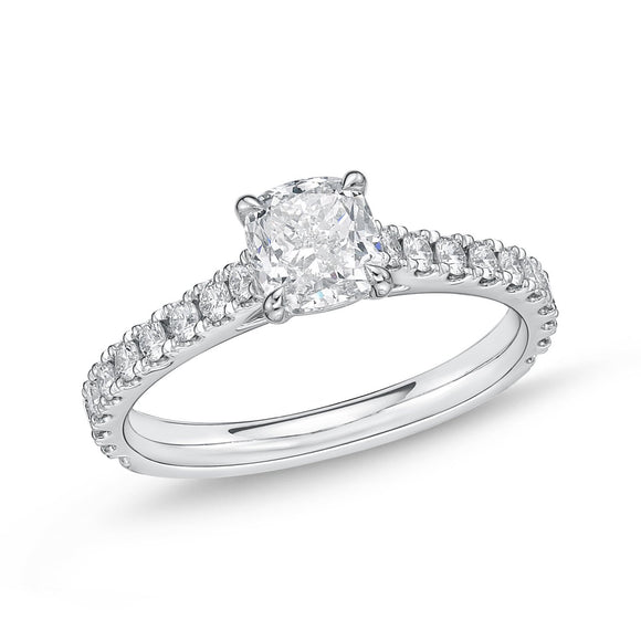 QRCS*06_00 Classics Diamond Engagement Semi-Mount Ring