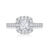 BRHA*03_00 Halo Engagement Ring