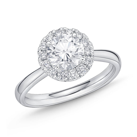 BRHA*11_00 Halo Engagement Ring