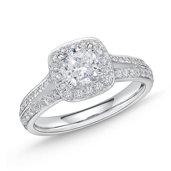 BRHA*02_00 Halo Engagement Ring