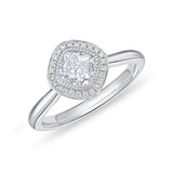 BRHA*06_00 Halo Engagement Ring