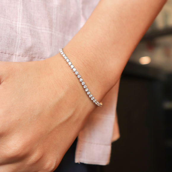 CBDD128_00 Diamond Line Bracelet