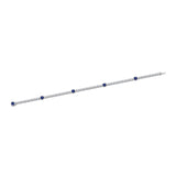 CBDD202_TG Diamond Line Tsavorite Alternating Bracelet