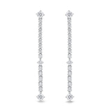 CEDD102_00 Diamond Line Dangling Earrings