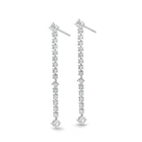 CEDD102_00 Diamond Line Dangling Earrings