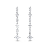 CEDD103_00 Diamond Line Dangling Earrings