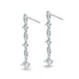 CEDD103_00 Diamond Line Dangling Earrings