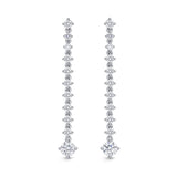 CEDD105_00 Diamond Line Dangling Earrings