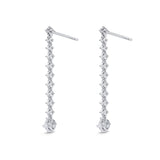 CEDD105_00 Diamond Line Dangling Earrings
