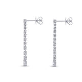 CEDD105_00 Diamond Line Dangling Earrings