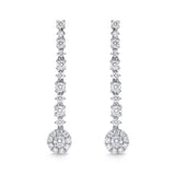 CEDD106_00 Diamond Line Dangling Earrings