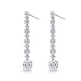 CEDD106_00 Diamond Line Dangling Earrings