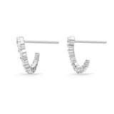 CEDD214_00 Diamond Line Wrapper Earrings