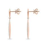 CEDD217_00 Diamond Line Dangling Earrings