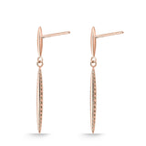 CEDD217_00 Diamond Line Dangling Earrings