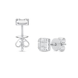 CEGA702_00 Geo Arts Diamond Studs Earrings