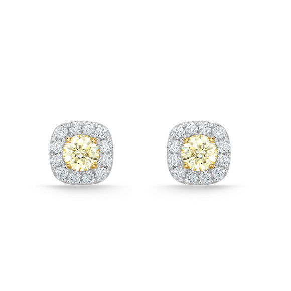 CEHA*27_00 Halo Diamond Studs Earrings
