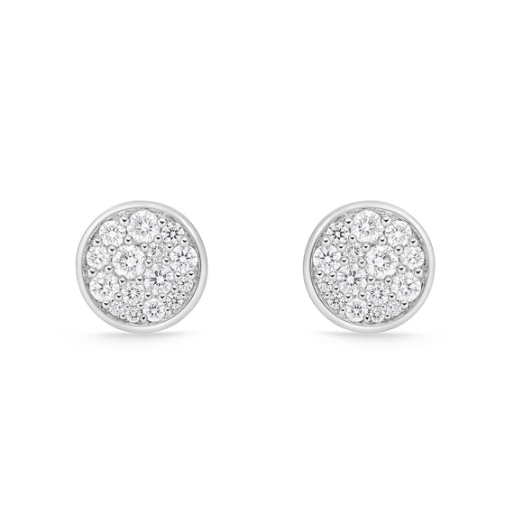 CEPV112_00 Pave Diamond Studs Earrings
