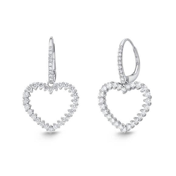 CEUB205_00 U-Basket Diamond Dangling Earrings