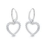 CEUB205_00 U-Basket Diamond Dangling Earrings