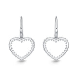 CEUB205_00 U-Basket Diamond Dangling Earrings