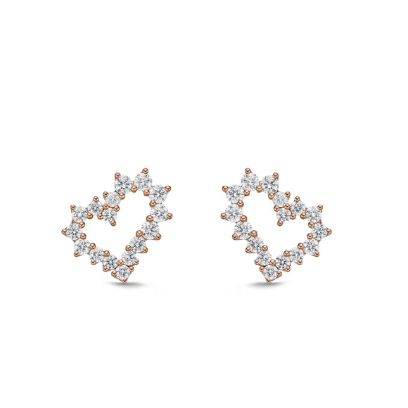 CEUB211_00 U-Basket Diamond Studs Earrings