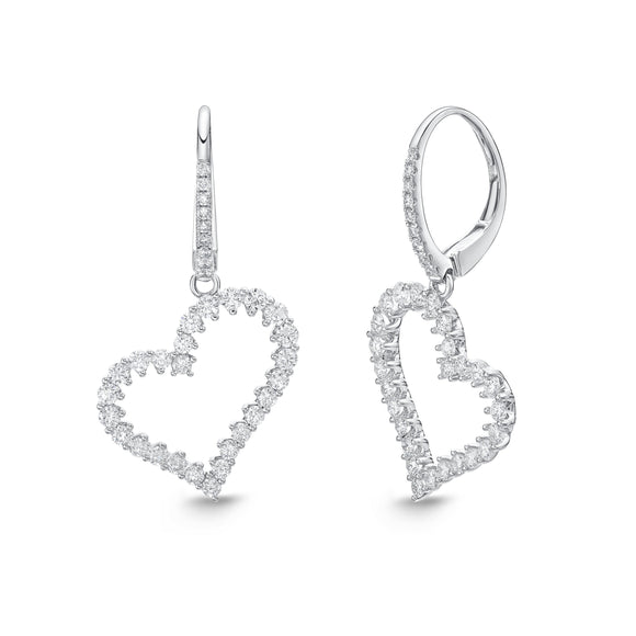 CEUB213_00 U-Basket Diamond Dangling Earrings