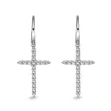 CEUB217_00 U-Basket Diamond Dangling Earrings