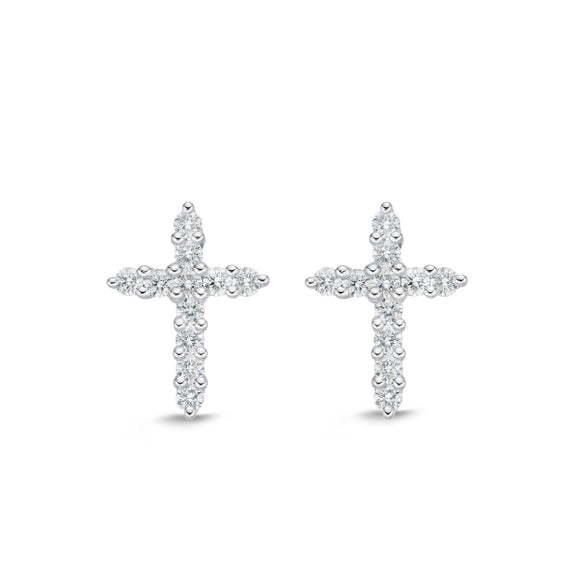 CEUB220_00 U-Basket Diamond Studs Earrings