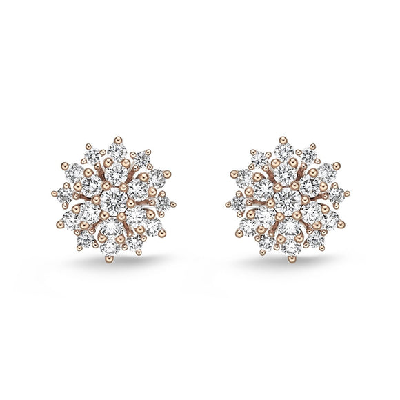 CEUB226_00 U-Basket Diamond Studs Earrings