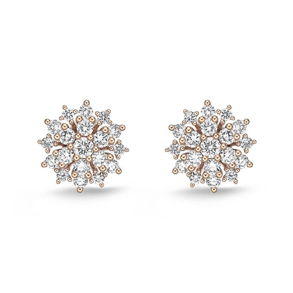 CEUB226_00 U-Basket Diamond Studs Earrings