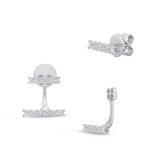 CEUB230_00 U-Basket Diamond Studs Earrings