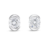 CEVD101_00 Crescent Solitaire Earrings