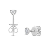 CEVD101_00 Crescent Solitaire Earrings