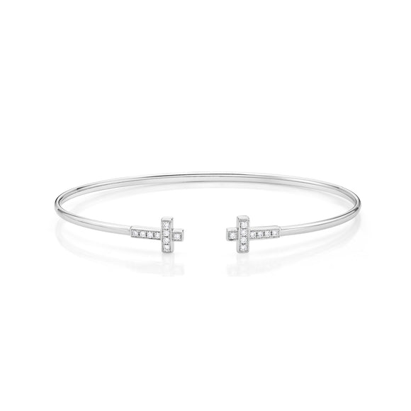 CGCS128_00 Classics Diamond Flexi Bangle