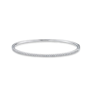 CGDD101_00 Diamond Line Oval Bangle