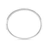 CGDD101_BD Diamond Line Diamond Oval Bangle