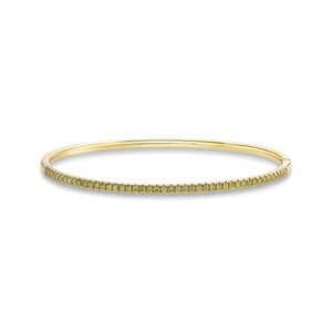 CGDD101_YD Diamond Line Diamond Oval Bangle