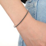 CGDD101_CD Diamond Line Diamond Oval Bangle