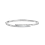 CGDD102_00 Diamond Line Oval Bangle