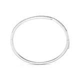 CGDD102_BD Diamond Line Diamond Oval Bangle