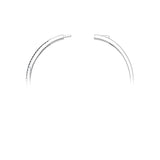 CGDD102_BD Diamond Line Diamond Oval Bangle