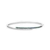 CGDD102_LD Diamond Line Diamond Oval Bangle