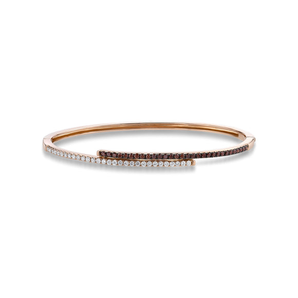 CGDD102_OD Diamond Line Diamond Oval Bangle