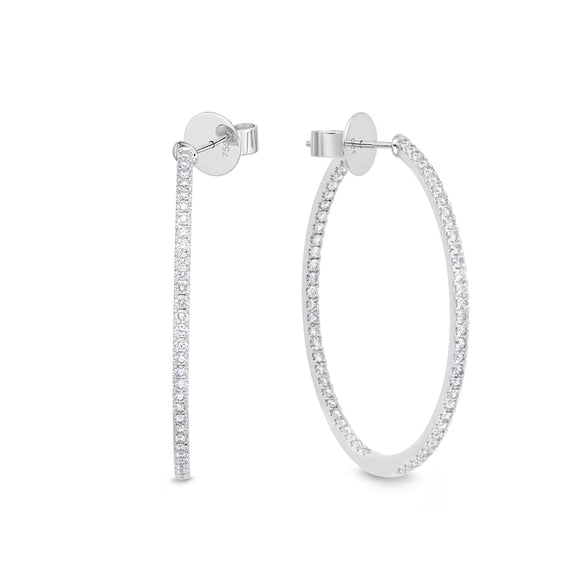 CHHO203_00 Hoops & Huggies Diamond Hoops