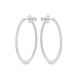CHHO203_00 Hoops & Huggies Diamond Hoops