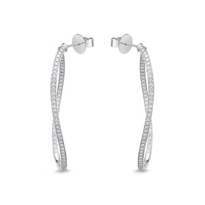 CHHO217_00 Hoops & Huggies Diamond Hoops