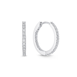 CHHO218_00 Hoops & Huggies Diamond Hoops