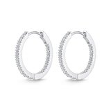 CHHO218_00 Hoops & Huggies Diamond Hoops